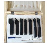 DAISHUJIE Lathe Turning Tools 25mm 7pcs/set indexable carbide turnnig lathe cutters tool set