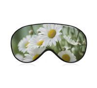 Daisies Flower Eye Mask, Side Sleeping Mask Light Blindfold Sleeping Mask Nose Pad and Elastic Band for Children Women and Men