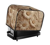 Daisies on the Wall Toaster Cover 2 Slice, Waterproof Bread Machine Covers with Pockets Universal Size Kitchen Small Appliance Cover with Handle, Dust and Fingerprint Protection