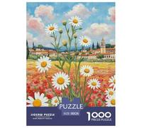 Daisy 1000 Pieces Flower Jigsaw Puzzles Educational Games for Adults for The Whole for Women,Gifts for Men Home Decoraction 38x26cm/1000pcs
