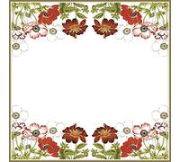 Daisy 3-Ply Flowers Tissue Paper Napkins Serviettes for Decoupage Lunch 33 x 33cm - Pack of 20 (Anemones with Georginia)