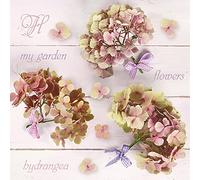 Daisy 3-Ply Flowery Tissue Paper Napkins Serviettes for Decoupage Lunch 33cm x 33cm - Pack of 20 (Hydrangea Flowers)