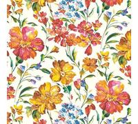 Daisy 3-Ply Spring Flowers Tissue Paper Napkins Serviettes for Decoupage Lunch 33cm x 33cm - Pack of 20 (Orange and Yellow Flowers Wallpaper)