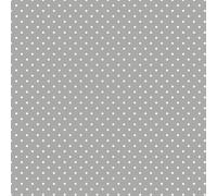 Daisy 3-Ply Spring Flowers Tissue Paper Napkins Serviettes for Decoupage Lunch 33cm x 33cm - Pack of 20 (White Dots on Grey)