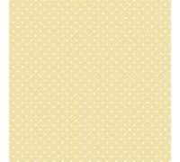 Daisy 3-Ply Spring Flowers Tissue Paper Napkins Serviettes for Decoupage Lunch 33cm x 33cm - Pack of 20 (White Dots on Ecru)