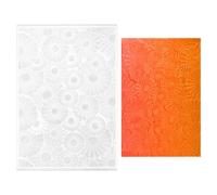 Daisy 3D Embossing Folders, Plastic Floral Embossing Folder Flower Background Embossed Template Plates Tool for Card Making Scrapbooking DIY Paper Christmas Craft