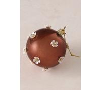Daisy Bauble Ornament at Free People in Brown And White - female