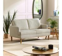 Daisy Beige Pearl Barley Fabric Sofa - 2 Seater