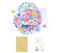 Daisy Birthday Card - 5.91x7.87 Inch Greeting Card, Daisy Birthday Cards for Women, 3D Cards with Envelope | Wedding, Special Celebration,