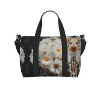 Daisy Bouquet Print Italy Flag Print Versatile Handbag for Travel,Hand-Held Crossbody Travel Bag for Your Every Need