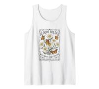 Daisy Butterfly Boho Nature Rustic Florist Wildflowers Tank Top