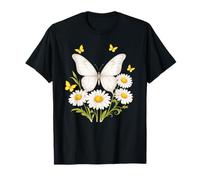 Daisy Butterfly Flower Gardening Floral T-Shirt