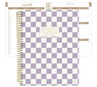 Daisy by bloom daily planners 2026-2027 Academic Year Student Planner (July 2026 - July 2027) - Elementary Through Middle School Calendar Agenda Book - 7” x 9" - Checkered