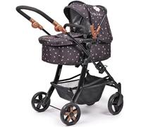 Daisy Chain Connect 5 in 1 Dolls Pram - (Twilight) | Adjustable Handles From 48-85cm - For 4,5,6,7 and 8 Year Old Girls - Baby Doll Pram, Pushchair, Stroller