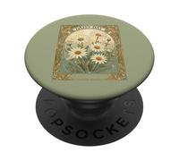 Daisy Day Whimsical Art Nouveau Style PopSockets Adhesive PopGrip