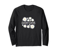 Daisy Days Cute Floral Wildflower Spring Aesthetic Long Sleeve T-Shirt