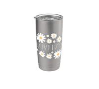 Daisy Days Cute Floral Wildflower Spring Aesthetic Stainless Steel Insulated Tumbler