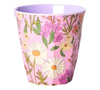 Medium Melamine Mug - Pink - Daisy Dearest Print