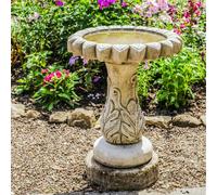 Daisy' Design Birdbath with flower-shaped Basin
