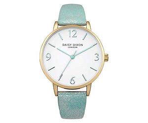 Daisy Dixon Rosie Women's Quartz Watch with White Dial Analogue Display and Blue PU Strap DD007AUG