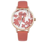 Daisy Dixon Women Analog Quartz Watch with Leather Strap DD023PRG