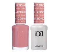 Daisy DND Nail Polish, Gel Nail Polish Set, Beige Nude Collection, UV/LED Gel Polish and Air Dry Nail Lacquer, Matching Chip-Free Polish Duo, 612 Jovial, 0.5 Fl Oz