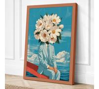 Daisy Dream Surreal Canvas Wall Art Print 24x16 Inch (61 x 41 cm)