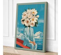 Daisy Dream Surreal Canvas Wall Art Print 30x20 Inch (76 x 51 cm)