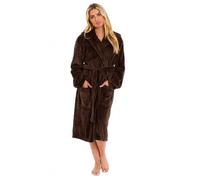 Daisy Dreamer Ladies Dressing Gown Soft Plush Bath Robe for Women Housecoat Loungewear Bathrobe Soft Shimmer Fleece Gowns
