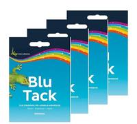 Daisy Dreams Blu Tack Original Reusable Adhesive Sticks, Putty Handy Size Multipurpose Reusable Adhesive, Safe Craft Art Clean Handy 60g Pack of 1 (4, Pack-4)