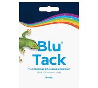 Daisy Dreams Blu Tack Original Reusable Adhesive Sticks, Putty Handy Size Multipurpose Reusable Adhesive, Safe Craft Art Clean Handy 60g Pack of 1 (1, 60g-white)
