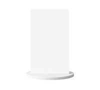 Daisy Dreams Marble White Tile Stickers 60x30cm Thicken Wall Tiles Self Adhesive,Peel and Stick Waterproof Vinyl Marble Tiles for Living Room (10, Plan White)