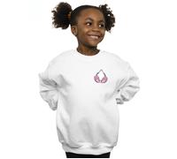 Daisy Duck Backside Breast Print Sweatshirt Disney White 9 Years