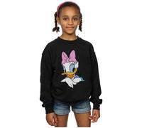 Daisy Duck Big Portrait Sweatshirt Disney Black 12-13 Years
