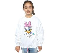 Daisy Duck Big Portrait Sweatshirt Disney White 9 Years
