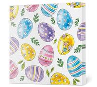 Daisy Easter 3-Ply Tissue Paper Napkins Decorative Serviettes for Decoupage 33cm x 33cm (Pack of 20) (Watercolour Easter Eggs)