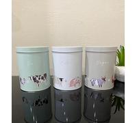 Daisy Farm Tea, Coffee & Sugar Canisters - Set of 3 Round Storage Tins | Farmhouse-Style Daisy Design, Decorative & Functional Kitchen Storage Jars