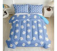 Daisy Floral Double Coverless Duvet Set All-Season 7.5 tog 3D