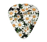 Daisy Floral Pattern Print 12pcs Guitar Cubes for Guitar and Ukulele, Unique Guitar Gift