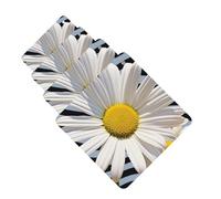 Daisy Flower Car Air Fresheners Cards Set of 4 Pieces Personalized Car Fresheners Gifts for Men Women Auto Aromatherapy Tablets Hanging Scented Cards for Wardrobe Bathroom