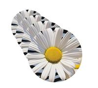 Daisy Flower Car Air Fresheners Cards Set of 4 Pieces Personalized Car Fresheners Gifts for Men Women Auto Aromatherapy Tablets Hanging Scented Cards for Wardrobe Bathroom
