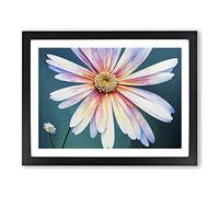 Daisy Flower Dreams Framed Print | A4 Black Framed Wall Art | Ready to Hang | Modern Floral Picture | Living Room Bedroom Lounge Office