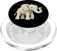 Daisy Flower Elephant Gardening Floral PopSockets PopGrip for MagSafe