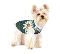 Daisy Flower Pattern Print Dog Shirt,Dog Shirt Vest for Small Breeds Like Chihuahuas,Yorkies, and Puppies