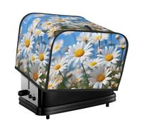 Daisy Flower Print 4-Slice Toaster Cover Protector Appliance For Kitchen Breakfast Tool Daily Decor