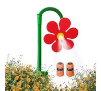 Daisy Flower Sprinkler - Kids Outdoor Plaything, 360 Degree Rotating Sprayer | Fun Summer Splash Pad Alternative Activity, Wacky Wiggling Dancing Flowers Crazy Soaking Entertainment for Cool Refreshin