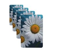 Daisy Flowers Car Air Freshener Cards for Women Men 4 Pack Cute Car Accessories Long Lasting Scent Car Diffuser Hanging Auto Aromatherapy Tablets Car Fresheners Gifts