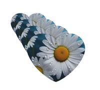 Daisy Flowers Car Air Freshener Cards for Women Men 4 Pack Cute Car Accessories Long Lasting Scent Car Diffuser Hanging Auto Aromatherapy Tablets Car Fresheners Gifts