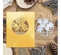 Daisy Flowers Circle Metal Die Cuts,Christmas Daisy Wedding Card Cutting Dies Cut Stencils DIY Scrapbooking Decorative Embossing Paper Scrapbooking Card Making