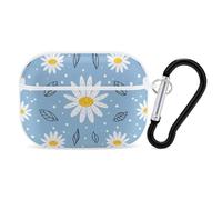Daisy Flowers Earphone Case PC Bluetooth Earbud Case Headphone Cases Compatible with Airpods Pro White-style